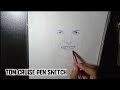 Draw Tom cruise with pen ..// Tom cruise pen drawing//