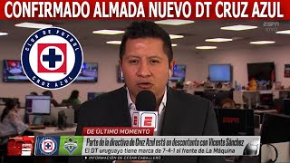 Reporte De Cruz Azul CONFIRMAN SALIDA DE VICENTE SANCHEZ Y Almada El Nuevo Tecnico En Proximo Torneo