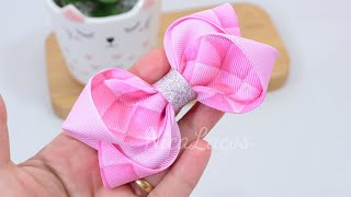 Laço Madri 2 (Reformulado) - liiiiiiiiindo! #diy #ribbon #papdelaco #lazo #bow