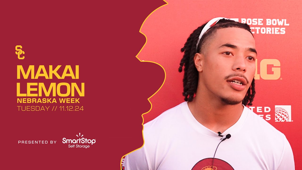 Usc Wr Makai Lemon Tuesday Of Nebraska Week Youtube