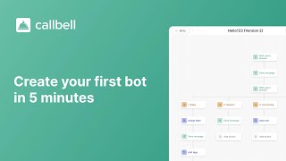 Create your first bot in 5 minutes - Callbell