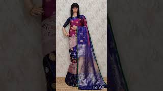 GORGEOUS GADWAL SILK SAREES #reels #saree #sari #shorts #shortvideo #sarees