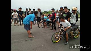 Laga panas drag bike derby jatim Deby ap #05 (voc) vega vs Ubait #61(omc) fu