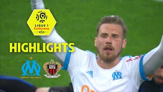 Olympique de Marseille - OGC Nice ( 2-1 ) - Highlights - (OM - OGCN) / 2017-18