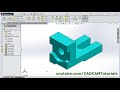 solidworks 2014 basic part modeling design tutorial for beginners