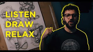 How to Draw Fast Expressions: Draw in Motion | Gabriel Saint Art Art #art #asmrsounds #sketch