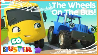 The Wheels on the Bus - SONG! | Go Buster - Bus Cartoons & Kids Stories