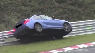 Hard BMW 235i Crash Nordschleife Nürburgring Touristenfahrten 10.10.2015