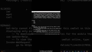 Powershell Command: "invoke-webrequest"