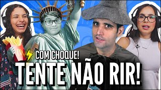 DESAFIO SE RIR LEVA CHOQUE - TENTE NÃO RIR #118 -  O MAGO DAVY JONES NÃO PARA NUNCA!