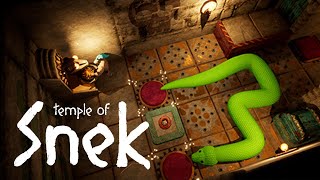 JOGO DA COBRINHA MODERNIZADO: Temple Of Snek (Gameplay em Português PT-BR)