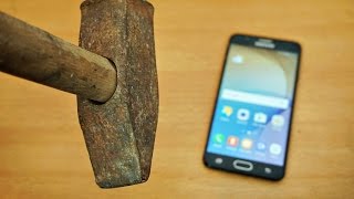 Samsung Galaxy J7 Prime Hammer & Knife Test!