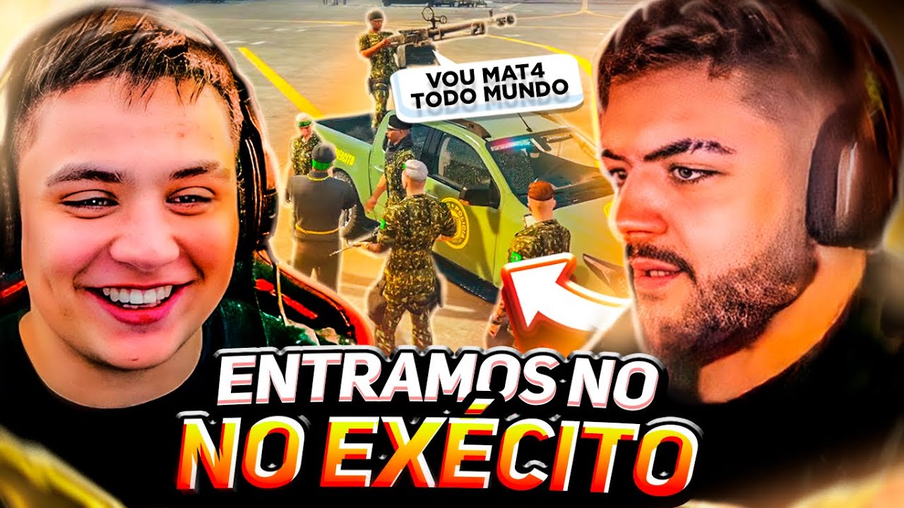 Entramos Para O Exército No Gta Rp Youtube
