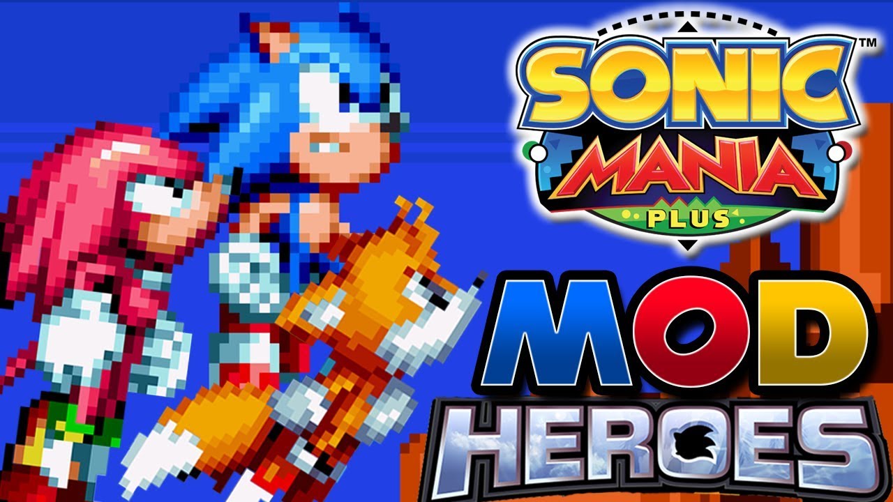 Sonic Mania Misfits Pack. Sonic Mania Mods. Sonic Mania Plus logo.