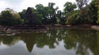 Neak Pean Buddhist Island Temple at Jayatataka Baray, Angkor, Siem Reap, Cambodia