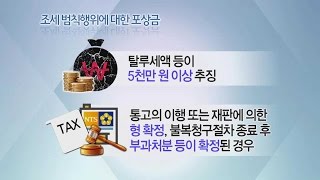 탈세제보와 신고포상금