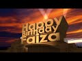 Happy Birthday Faiza