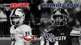 #TXHSFB #4 Argyle vs #10 Walnut Grove 5A DFW REGION BATTLE 2024 Texas High School Football Playoffs