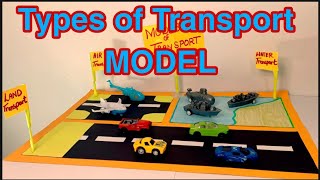 Modes of Transport | Types of transport | How to make modes of Transport Model