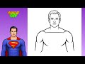 how to draw superman