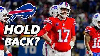 The Buffalo Bills need to HOLD BACK until the playoffs