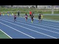 小学1年男子50m1組目 第1回三郷陸上競技場合同記録会 20210828