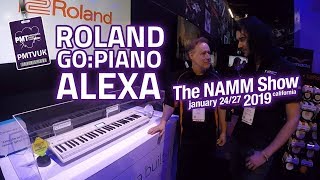 Roland GO:Piano Alexa - Voice Command Your Roland Piano - NAMM 2019