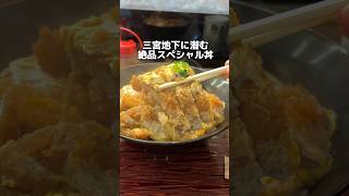 三宮地下に潜む絶品ミックスカツ丼