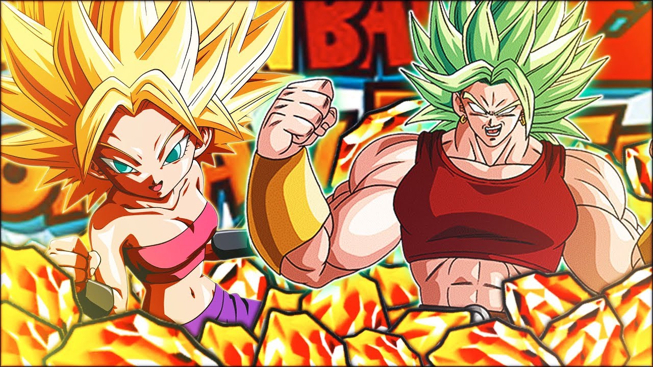 LET'S RAINBOW THE BEST UNIT IN DOKKAN! LR CAULIFLA & KALE SUMMONS! (DBZ ...