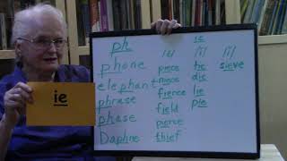 Reading Lesson 38: Phonograms 'PH' and 'IE'