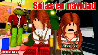 SOLAS EN NAVIDAD - Parte 1 | Mini Pelicula |Brookhaven rp🏡historia de roblox