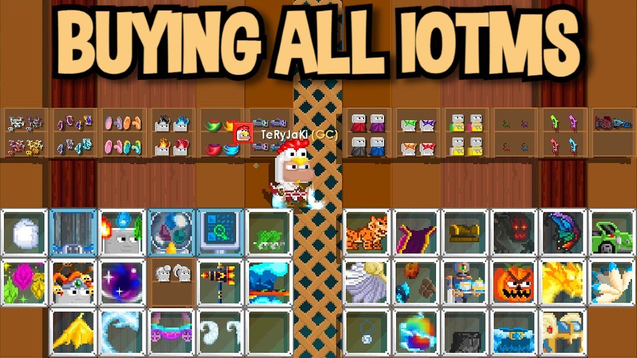 BUYING ALL COLLECTABLE ITEMS IN GROWTOPIA... [🔴LIVE] - YouTube