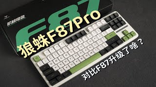 硬撼铝坨坨？狼蛛F87Pro升级归来 | 搭载灰木轴V4对比Rainy75