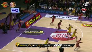 Tyrus Mcgee Points in Hapoel U-NET Holon vs. Hapoel Haifa