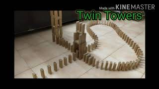 Dominos twin towers