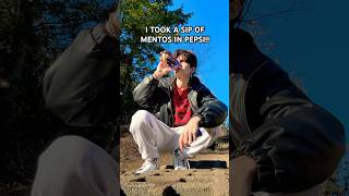 MENTOS IN PEPSI REACTION🥶#fun #trending #entertainment #funny #viralvideo