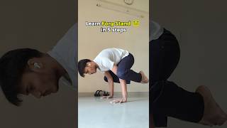 How to learn Frog stand🐸| In 5 Steps | Calisthenics Beginner skill | #calisthenics