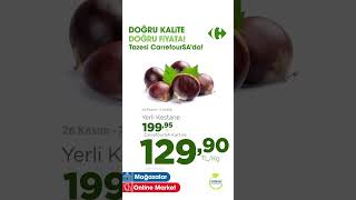 Yerli Muz 54,90 TL/Kg, Yerli Avokado 29,90 TL/Adet, Yerli Kestane 129,90 TL/Kg