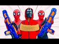 TEAM SPIDER-MAN vs BAD GUY TEAM | RESCUE RED SPIDER From Bad-Venom ( Live Action )