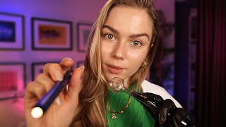 ASMR Gentle Face Examination \u0026 Skin Assessment RP.  Personal Attention