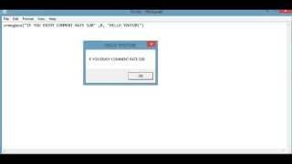 HOW TO DO MSGBOX NOTEPAD