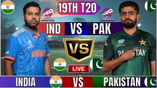 INDIA vs PAKISTAN Live Match | Live Score & Commentary | IND vs PAK Live T20 Match Today