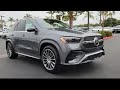 Mercedes-Benz GLE 350 4MATIC 2024 in Selenite Grey Metallic w/ Macchiato Beige/Black MBTex Interior