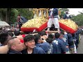 【観音寺ちょうさ祭】貮號本若太鼓　中狂い ～琴弾八幡宮大祭～（2019.10.19） r01