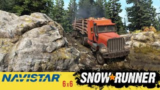 Snowrunner: Navistar 5000-MV a former army truck now works in the logging industry