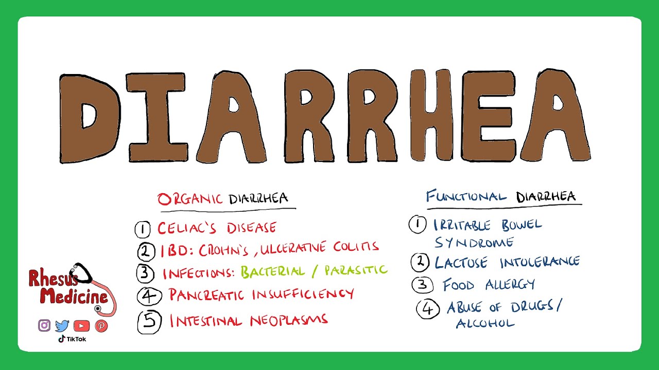 WHAT IS DIARRHEA?: Diarrhea Causes, Organic Vs Functional Diarrhea ...