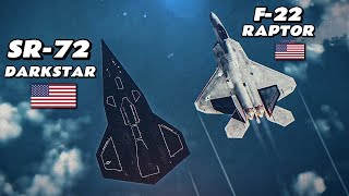 SR-72 Darkstar \u0026 F-22 Raptor: Deep Strike Mission | Digital Combat Simulator (DCS)