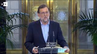 Rajoy, dispuesto a acudir a la investidura cuando Ana Pastor lo estime oportuno