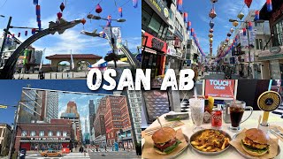 WALKING AROUND OSAN AIR BASE 🇰🇷🇺🇸🪖 Osan Air Force Off Base Restaurants \u0026 Stores 송탄관광특구 || OSAN SED