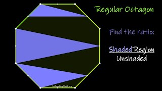 Can You Find the Ratio of Shaded:Unshaded for this Regular Octagon?